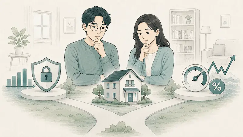주담대 고정금리와 변동금리