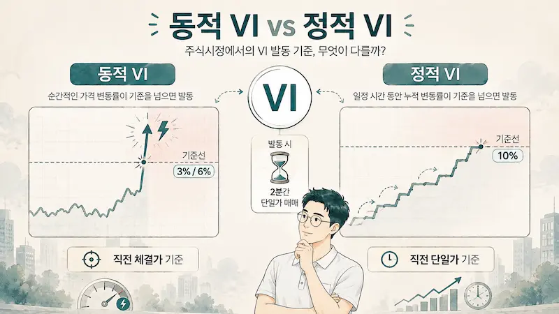 동적 VI 정적 VI 차이