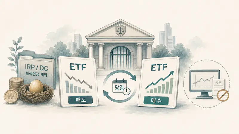 퇴직연금 ETF 당일 매매